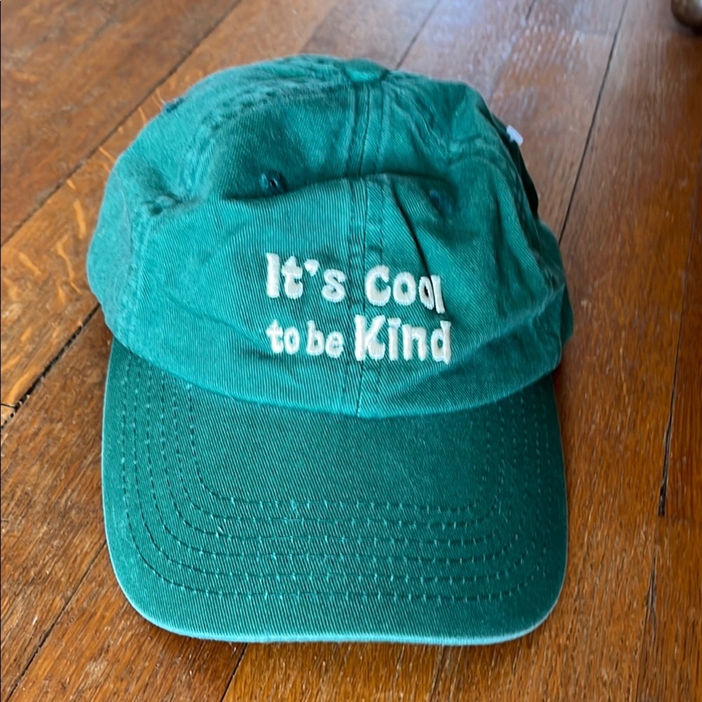 Green 'It's Cool to be Kind' Cap